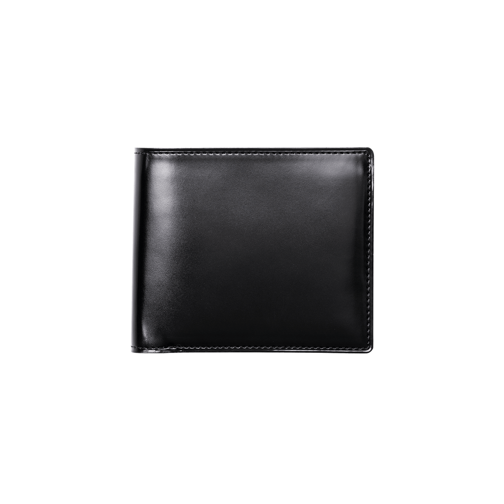 Cordovan Cordovan Wallet in Black x Black Made in Japan