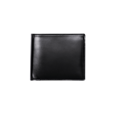 Cordovan Cordovan Wallet in Black x Black Made in Japan