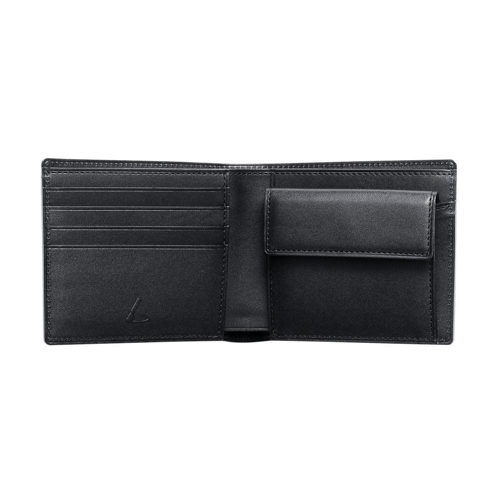 Cordovan Cordovan Wallet in Black x Black Made in Japan