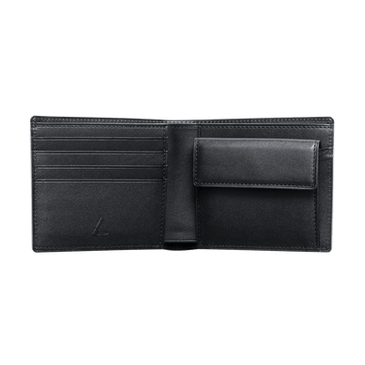 Cordovan Cordovan Wallet in Black x Black Made in Japan