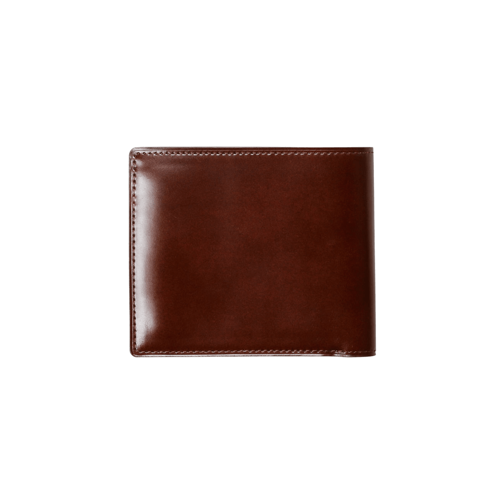 Cordovan Cordovan Wallet in Black x Black Made in Japan