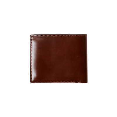 Cordovan Cordovan Wallet in Black x Black Made in Japan