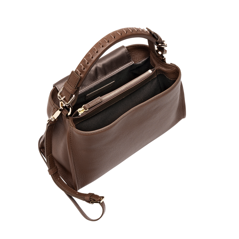 Luxury Leather Top Handle Bags - Japanese Handcrafted - Tsuchiya