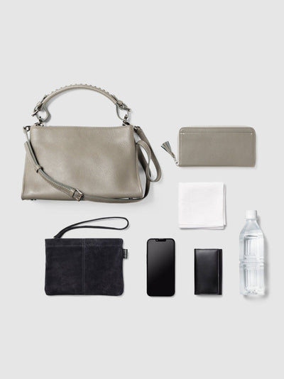 Cowhide (Field Soft Leather) Clarte 2way Shoulder in Mustard Yellow Made in Japan