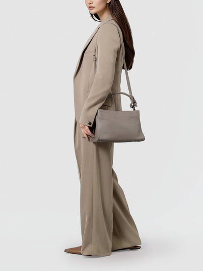 Cowhide (Field Soft Leather) Clarte 2way Shoulder in Mustard Yellow Made in Japan