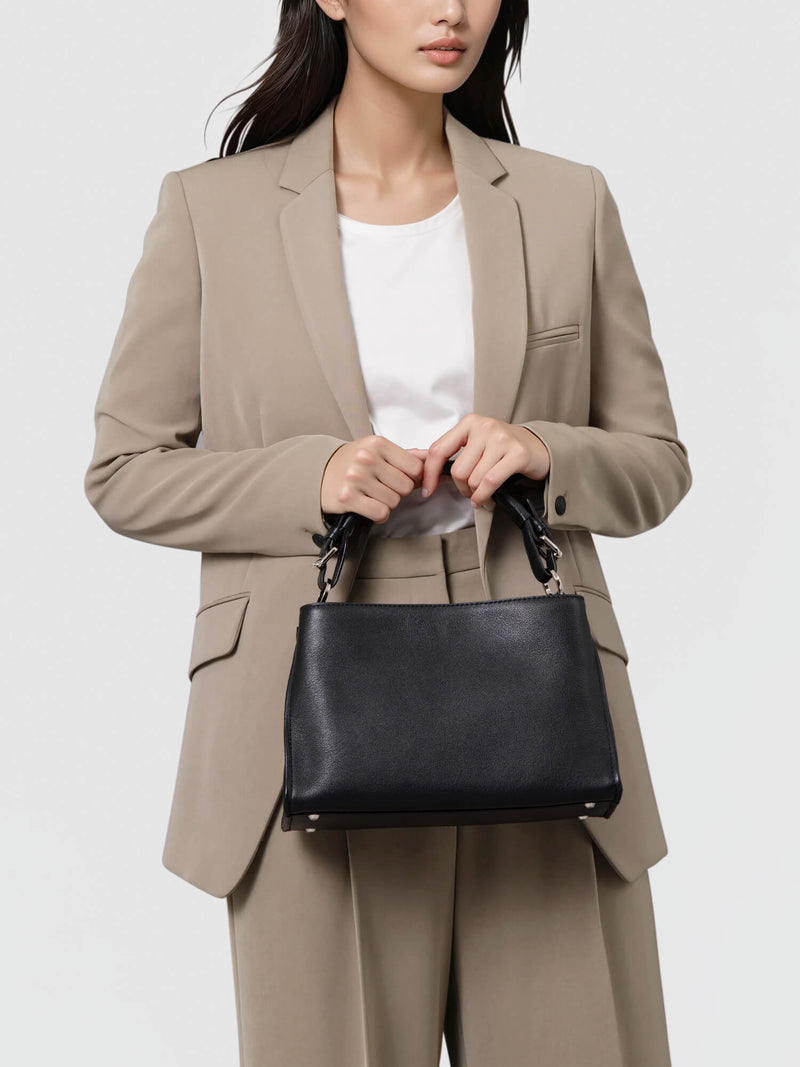 Cowhide (Field Soft Leather) Clarte 2way Shoulder in Mustard Yellow Made in Japan