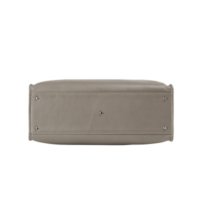 Cowhide  Clarte Arc Carry Tote in Celadon Made in Japan