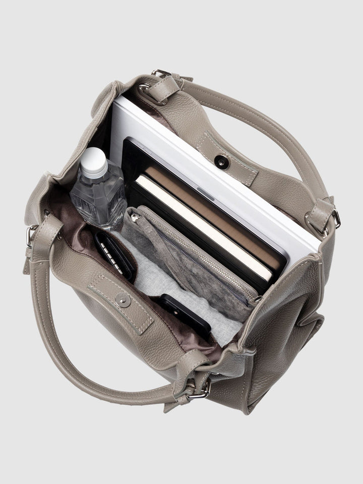 Clarte Arc Carry Tote | Soft Leather Tote | Tsuchiya Kaban