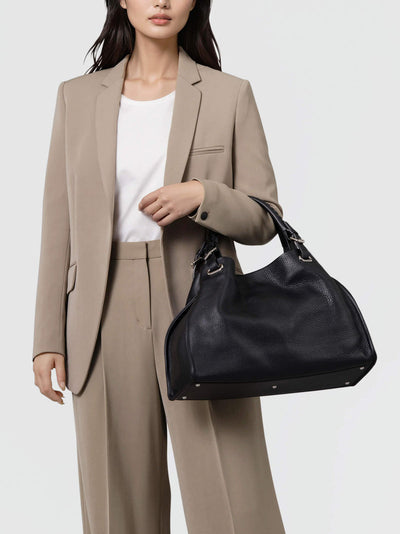 Cowhide (Field Soft Leather) Clarte Arc Carry Tote in Mustard Yellow  Made in Japan