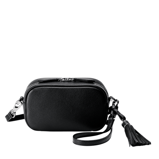 Cowhide  Clarte Nano Shoulder in Black Made in Japan