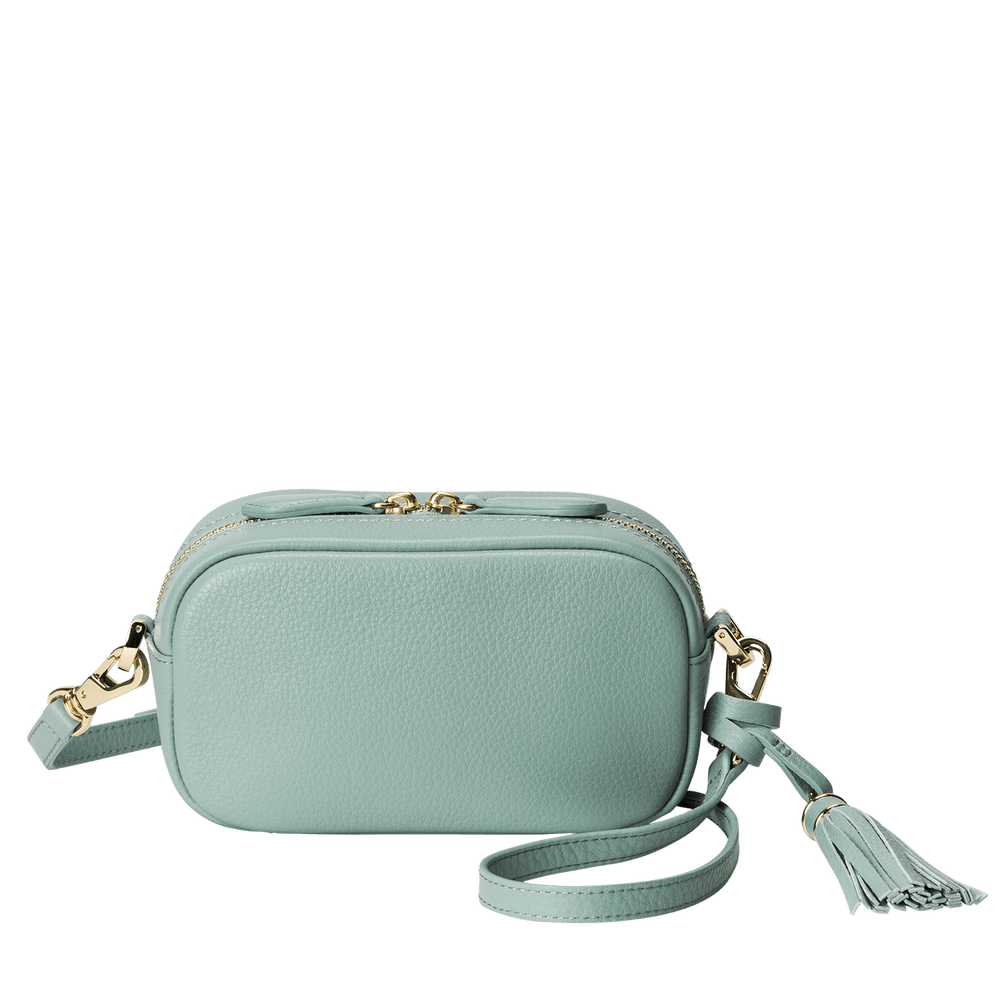 Cowhide  Clarte Nano Shoulder in Celadon Made in Japan