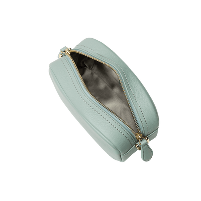 Cowhide  Clarte Nano Shoulder in Celadon Made in Japan