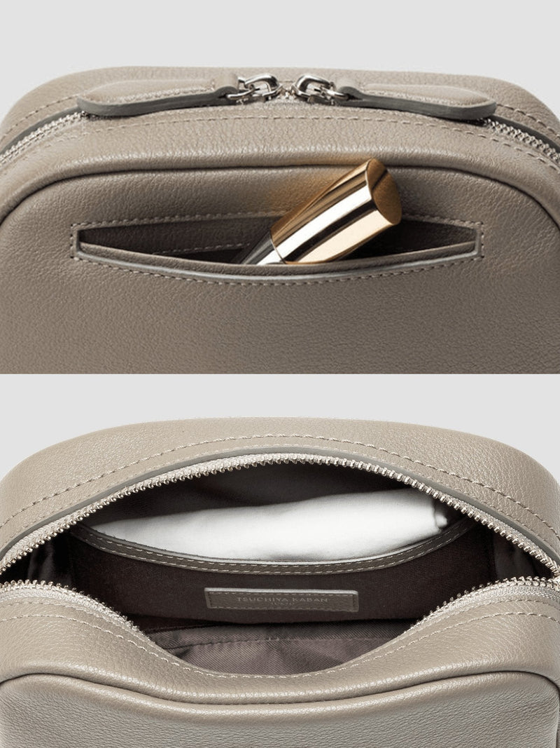 Cowhide (Field Soft Leather) Clarte Nano Shoulder in Mustard Yellow Made in Japan