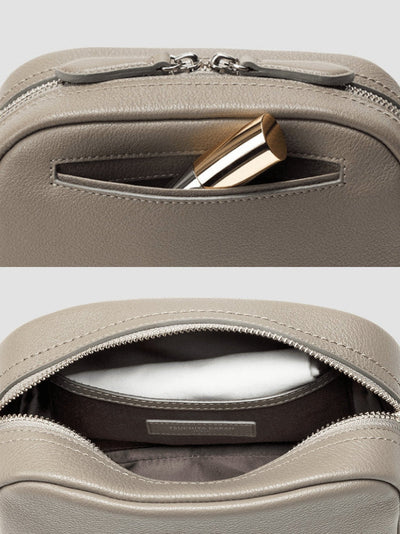 Cowhide (Field Soft Leather) Clarte Nano Shoulder in Mustard Yellow Made in Japan