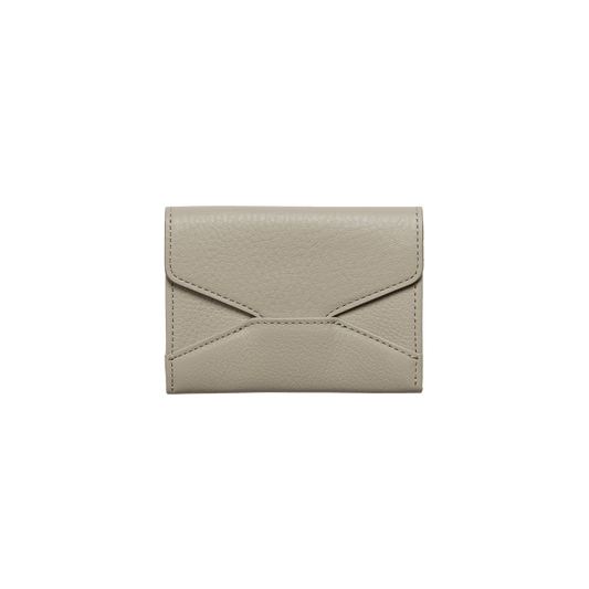 Cowhide  Clarte Envelope Card Case in Sand Made in Japan