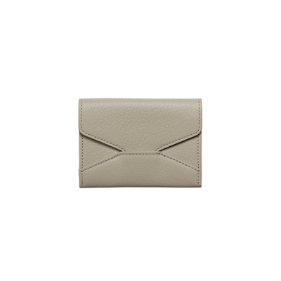 Cowhide  Clarte Envelope Card Case in Sand Made in Japan