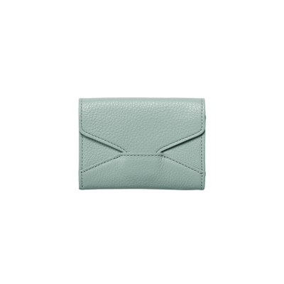 Cowhide  Clarte Envelope Card Case in Celadon Made in Japan