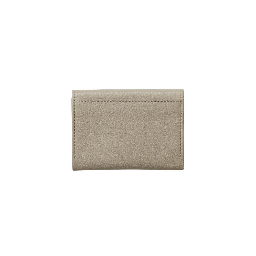 Cowhide  Clarte Envelope Card Case in Sand Made in Japan