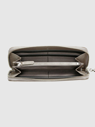 Cowhide (Field Soft Leather) Clarte Fringe Long Wallet in Mustard Yellow Made in Japan