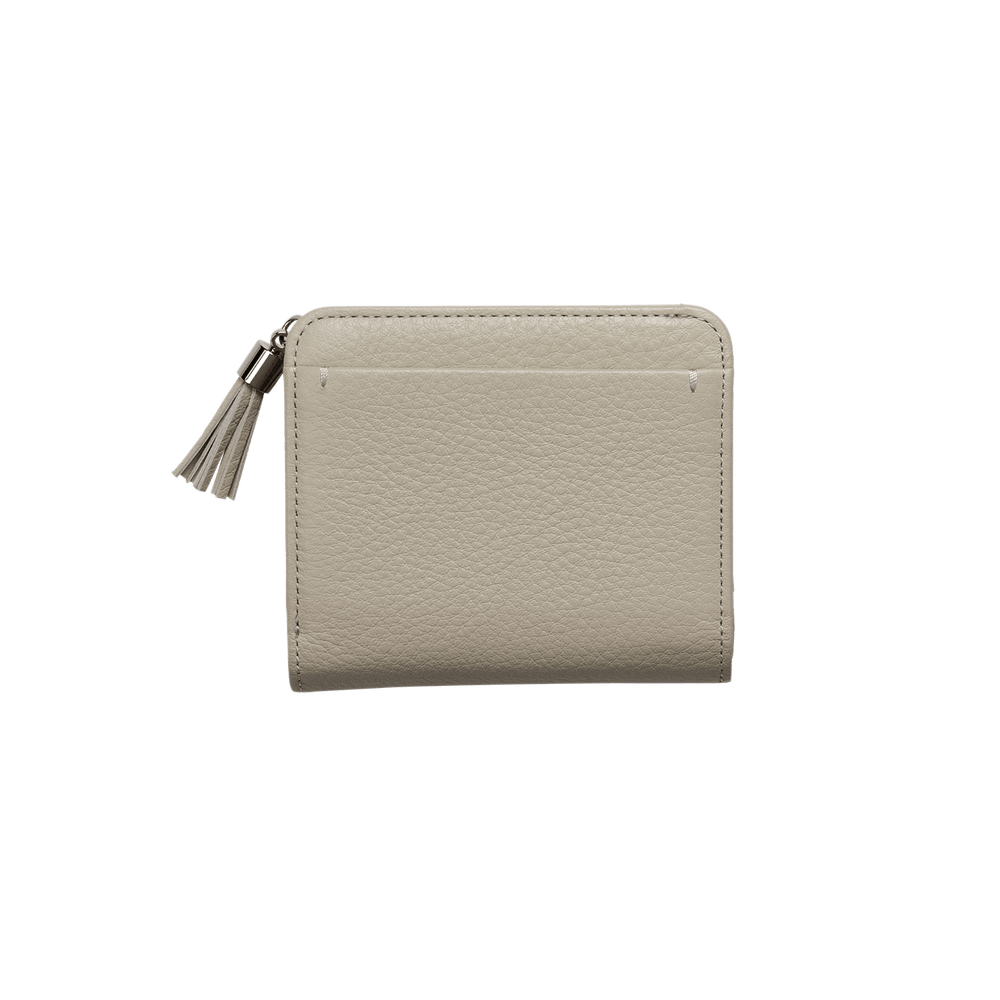 Cowhide  Clarte Fringe Wallet in Sand Made in Japan