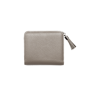 Cowhide  Clarte Fringe Wallet in Celadon Made in Japan