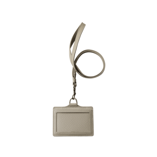 Cowhide  Clarte ID Card Case in Sand Made in Japan