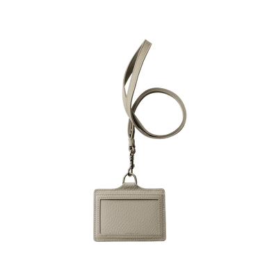 Cowhide  Clarte ID Card Case in Sand Made in Japan