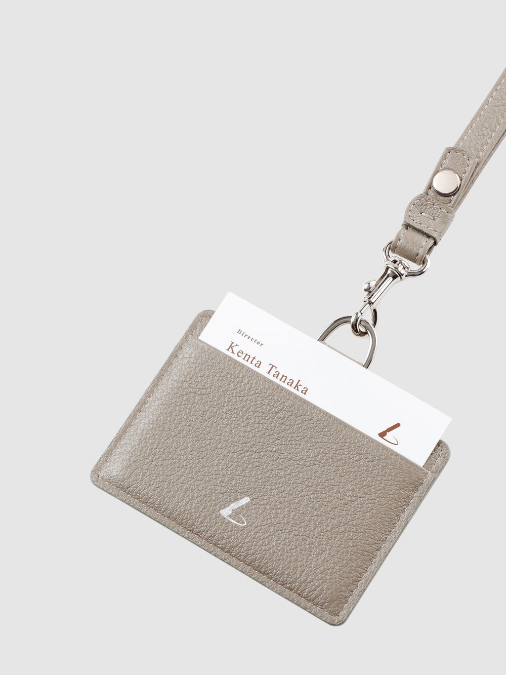 Cowhide  Clarte ID Card Case in Celadon Made in Japan