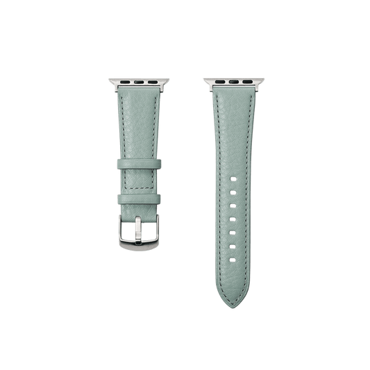 Cowhide  Clarte Apple Watch Leather Band in Celadon Made in Japan