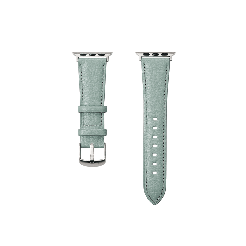 Cowhide  Clarte Apple Watch Leather Band in Celadon Made in Japan