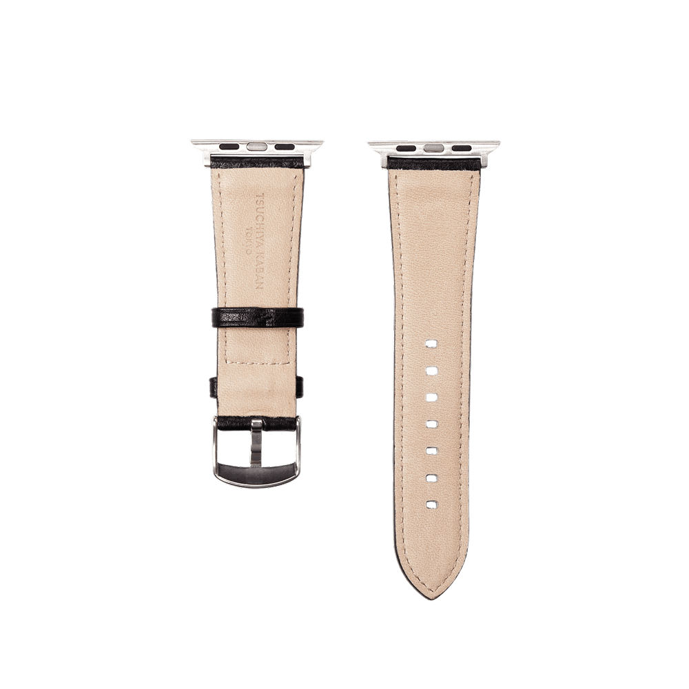 Cowhide (Field Soft Leather) Clarte Apple Watch Leather Band in Mustard Yellow Made in Japan