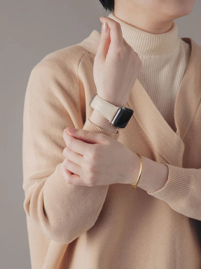 Clarte Apple Watch Leather Band