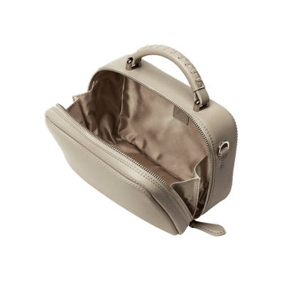 Cowhide  Clarte Mini Shoulder in Sand Made in Japan