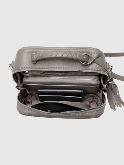 Cowhide (Field Soft Leather) Clarte Mini Shoulder in Mustard Yellow Made in Japan