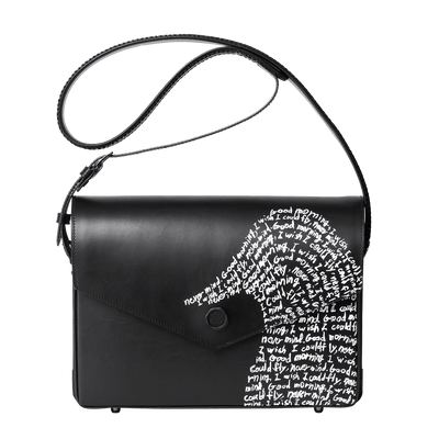 Steerhide (Nume Leather) 【SHINYAKOZUKA】BIG INVITATION WITH TSUCHIYA KABAN (ISSUE#7) in DAWN BLACK Made in Japan