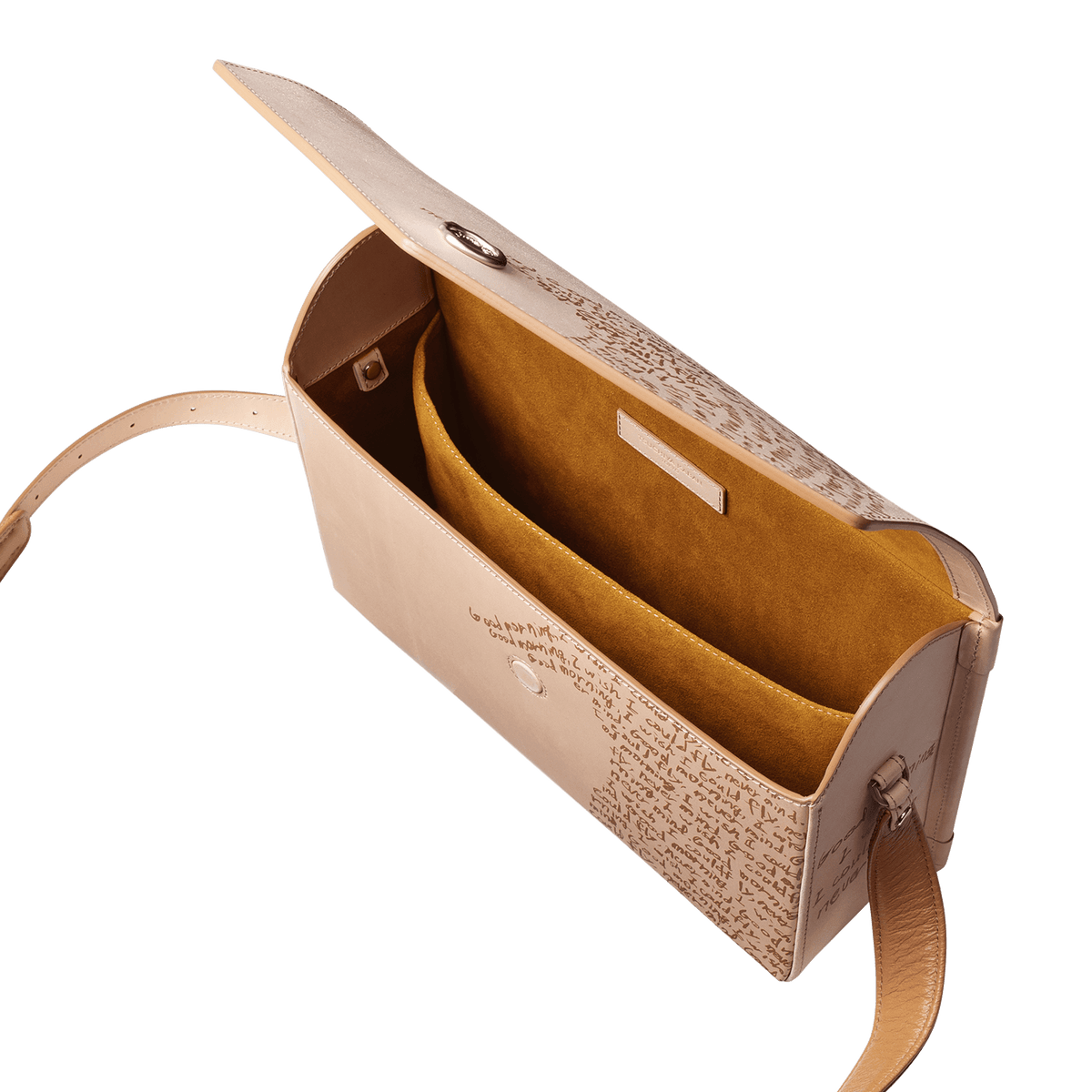 Bull Hide (Plain Nume Leather) 【SHINYAKOZUKA】BIG INVITATION WITH TSUCHIYA KABAN (ISSUE#7) in CAPPUCCINO Made in Japan