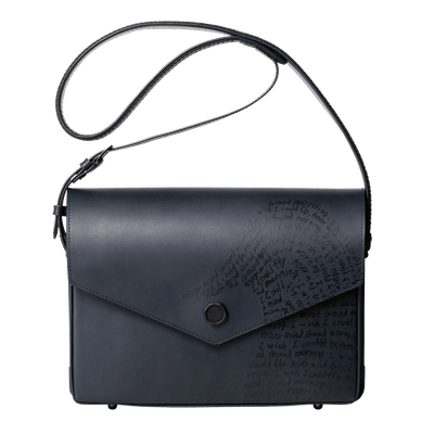 Steerhide (Nume Leather) 【SHINYAKOZUKA】BIG INVITATION WITH TSUCHIYA KABAN (ISSUE#7) in DAYBREAK NAVY Made in Japan