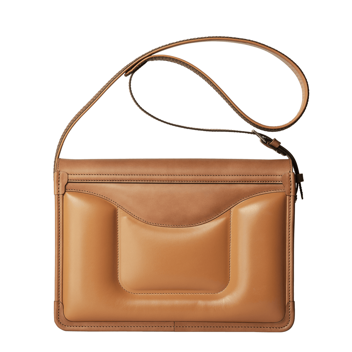 Bull Hide (Plain Nume Leather) 【SHINYAKOZUKA】BIG INVITATION WITH TSUCHIYA KABAN (ISSUE#7) in CAPPUCCINO Made in Japan