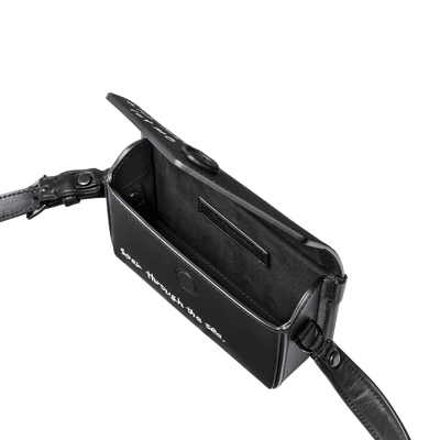 Steerhide (Nume Leather) 【SHINYAKOZUKA】MINI INVITATION WITH TSUCHIYA KABAN (ISSUE#7) in DAWN BLACK Made in Japan