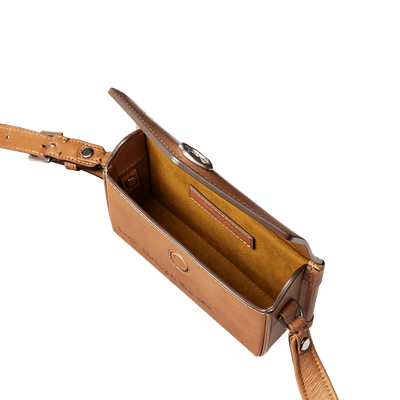 Steerhide (Nume Leather) 【SHINYAKOZUKA】MINI INVITATION WITH TSUCHIYA KABAN (ISSUE#7) in DARK MOCHA Made in Japan