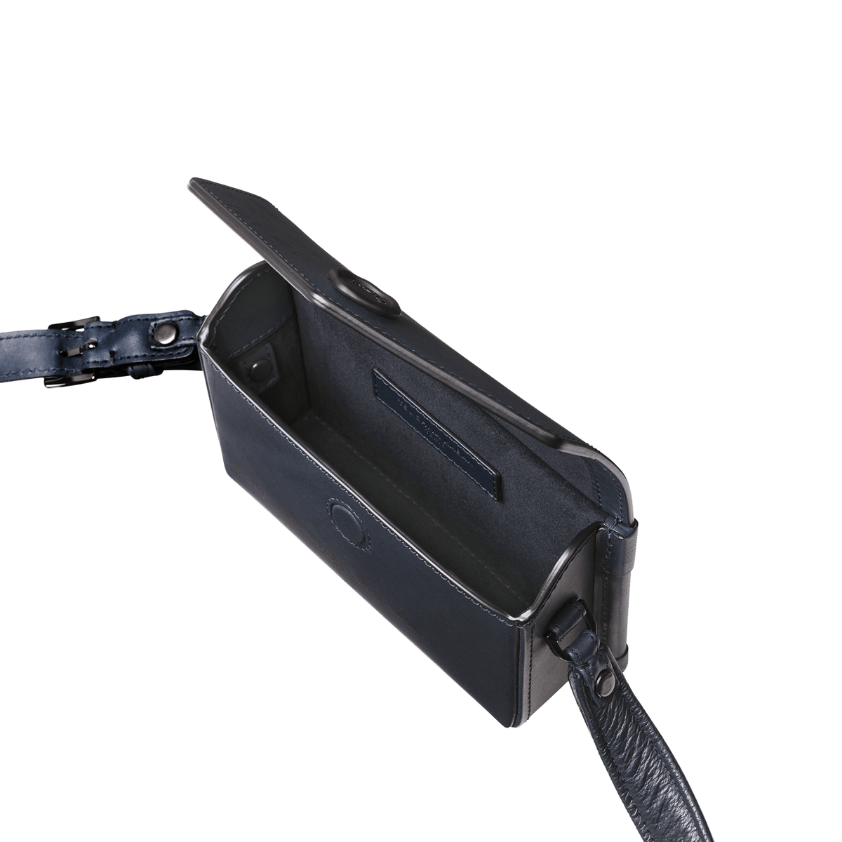 Steerhide (Nume Leather) 【SHINYAKOZUKA】MINI INVITATION WITH TSUCHIYA KABAN (ISSUE#7) in DAYBREAK NAVY Made in Japan