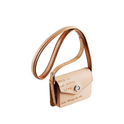 Steerhide (Nume Leather) 【SHINYAKOZUKA】MINI INVITATION WITH TSUCHIYA KABAN (ISSUE#7) in DARK MOCHA Made in Japan