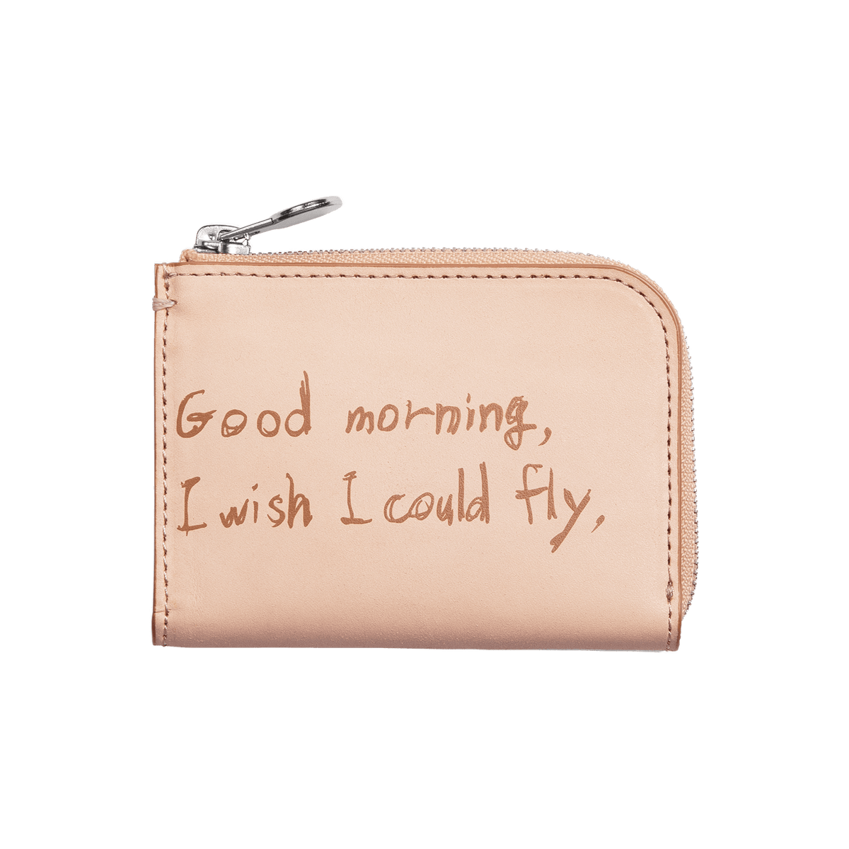 Bull Hide (Plain Nume Leather) 【SHINYAKOZUKA】WALLET WITH TSUCHIYA KABAN (ISSUE#7) in CAPPUCCINO Made in Japan