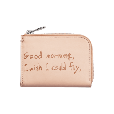 Bull Hide (Plain Nume Leather) 【SHINYAKOZUKA】WALLET WITH TSUCHIYA KABAN (ISSUE#7) in CAPPUCCINO Made in Japan