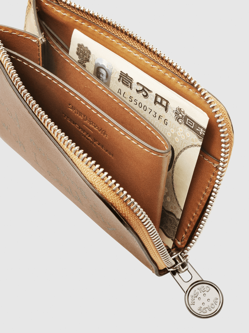 Steerhide (Nume Leather) 【SHINYAKOZUKA】WALLET WITH TSUCHIYA KABAN (ISSUE#7) in DAYBREAK NAVY Made in Japan