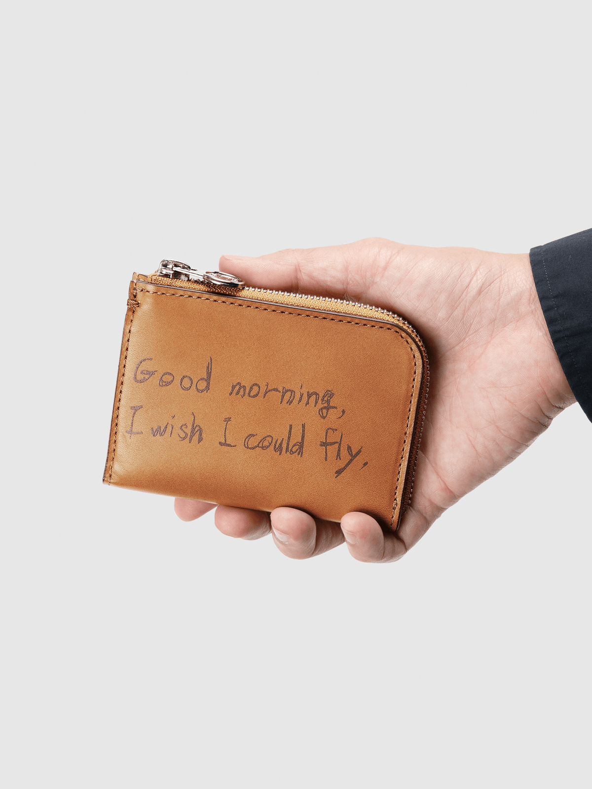 Steerhide (Nume Leather) 【SHINYAKOZUKA】WALLET WITH TSUCHIYA KABAN (ISSUE#7) in DARK MOCHA Made in Japan