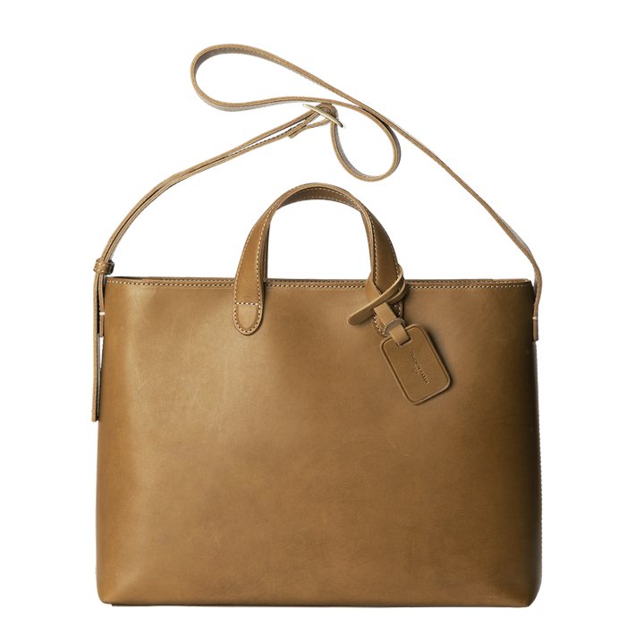 Diario 2Way Zip Medium Tote | Leather Tote | Tsuchiya Kaban