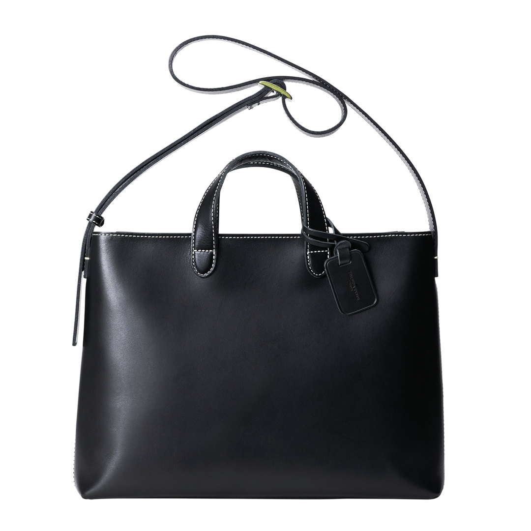 Diario 2Way Zip Medium Tote | Leather Tote | Tsuchiya Kaban