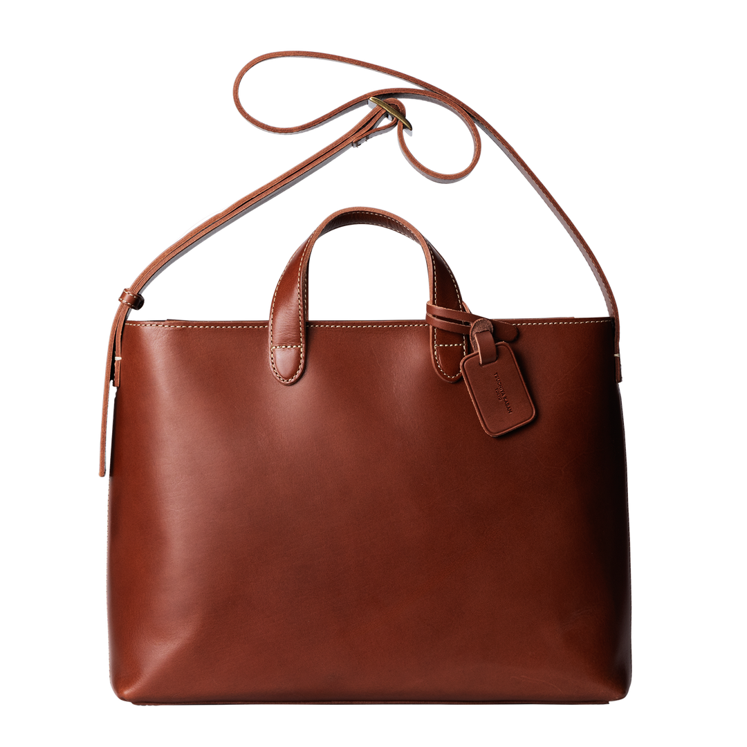 Diario 2Way Zip Medium Tote | Leather Tote | Tsuchiya Kaban