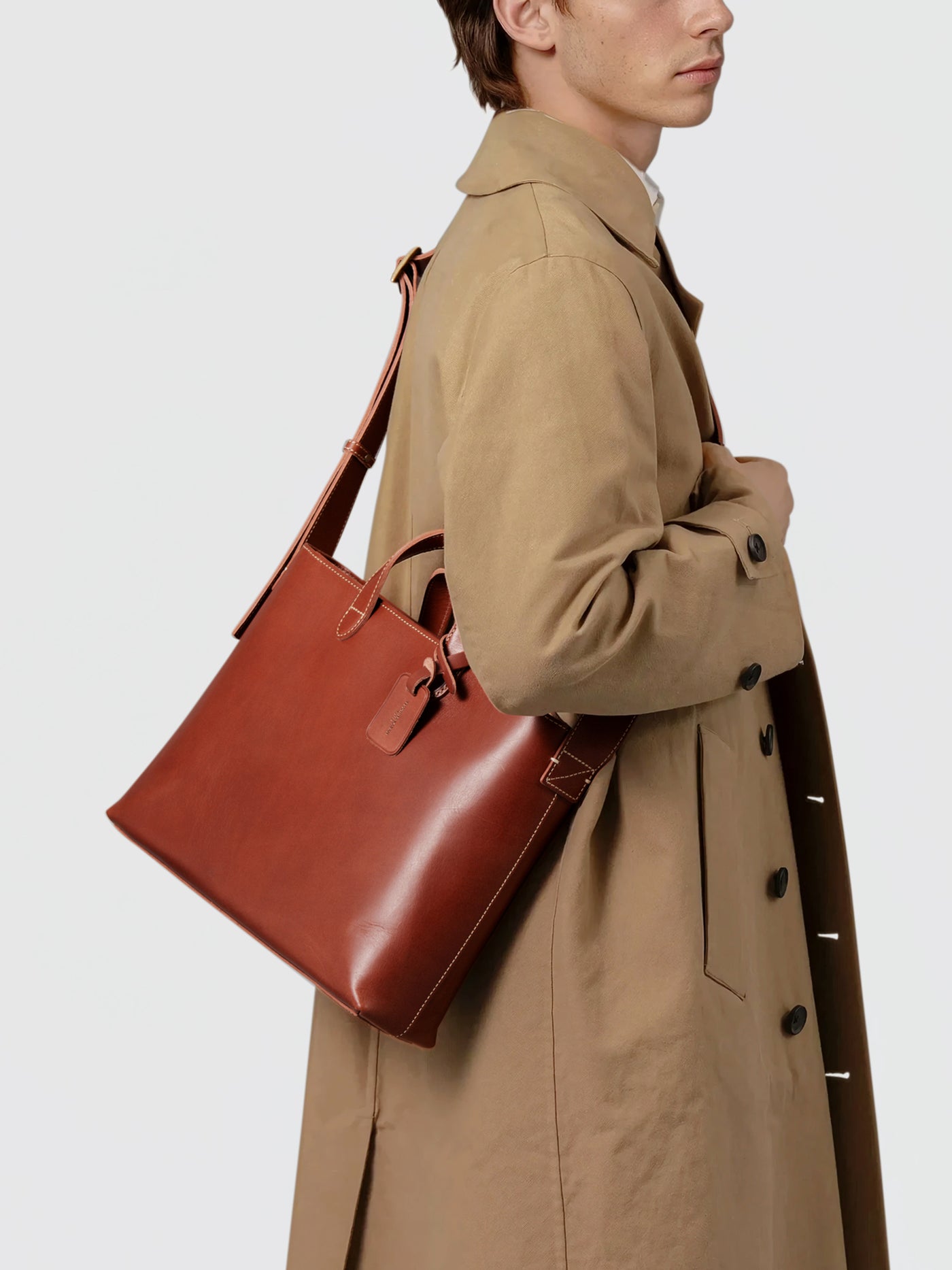 Diario 2Way Zip Medium Tote | Leather Tote | Tsuchiya Kaban
